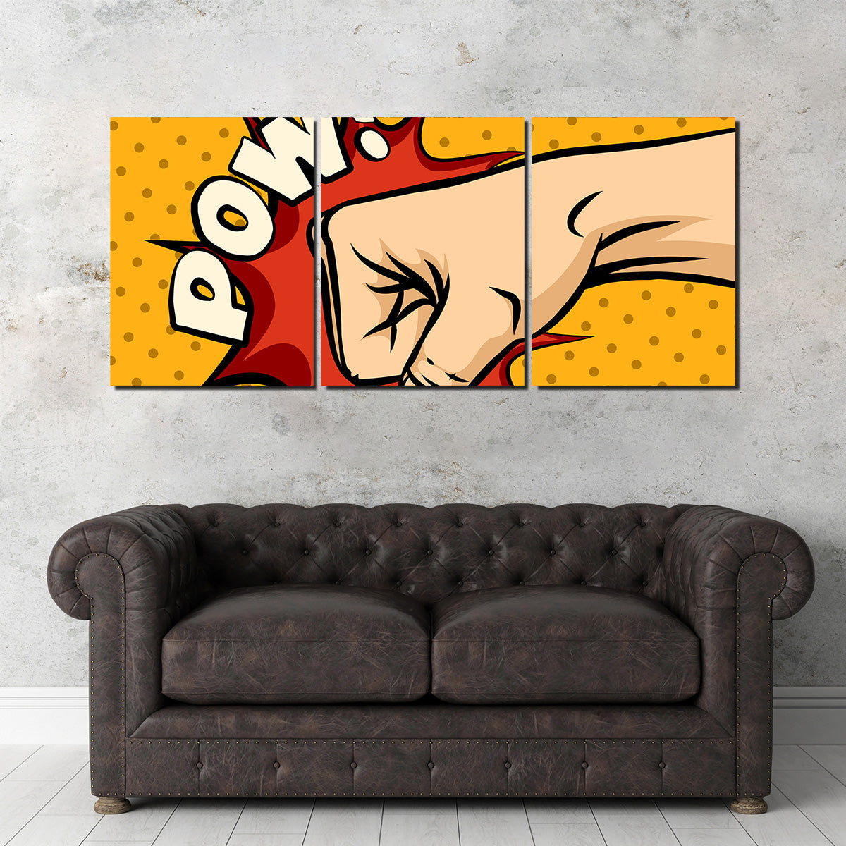 Pow1 High - Quality Sustainable Wall Art
