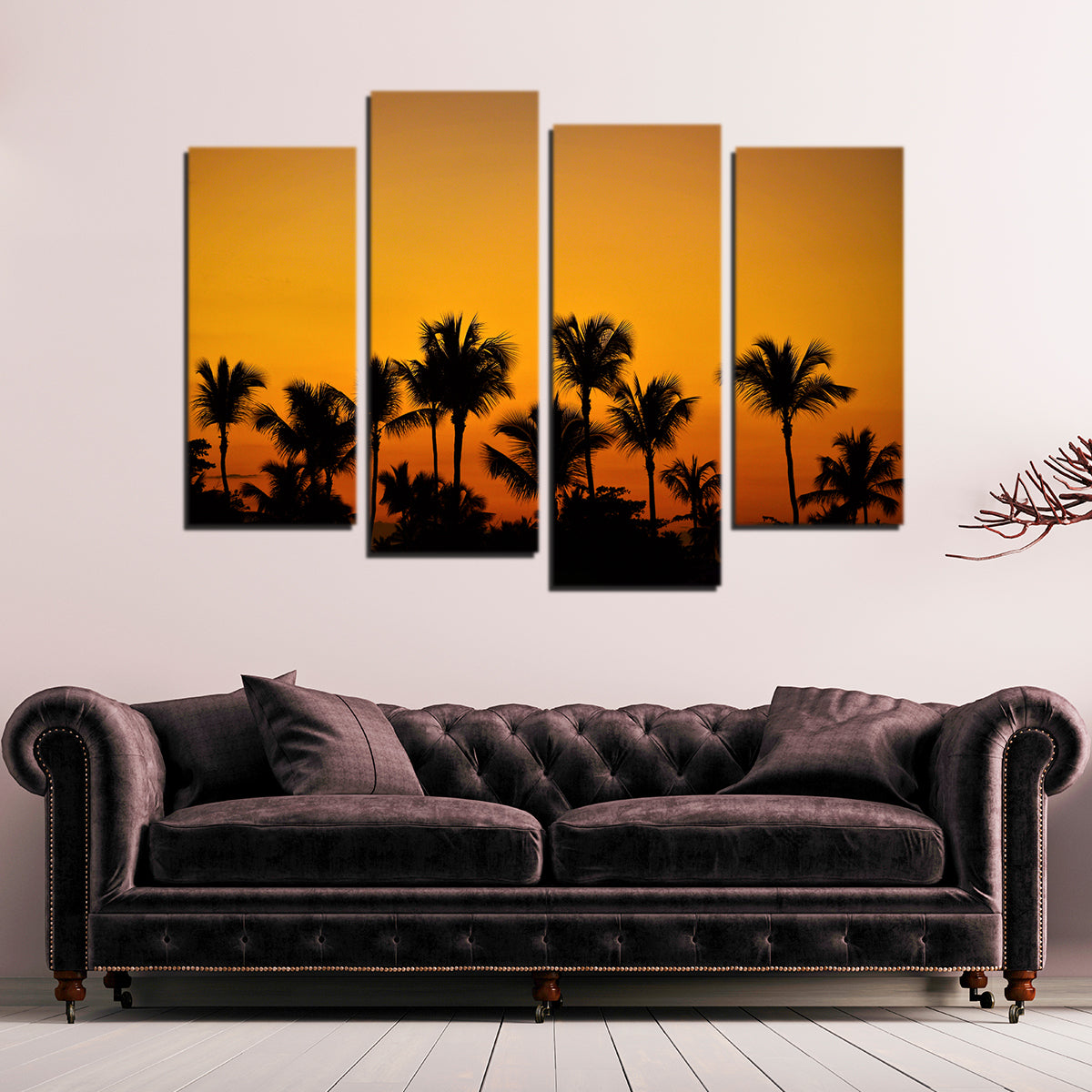Stunning Dominican Sunset 2 Wall Art by George Sorin