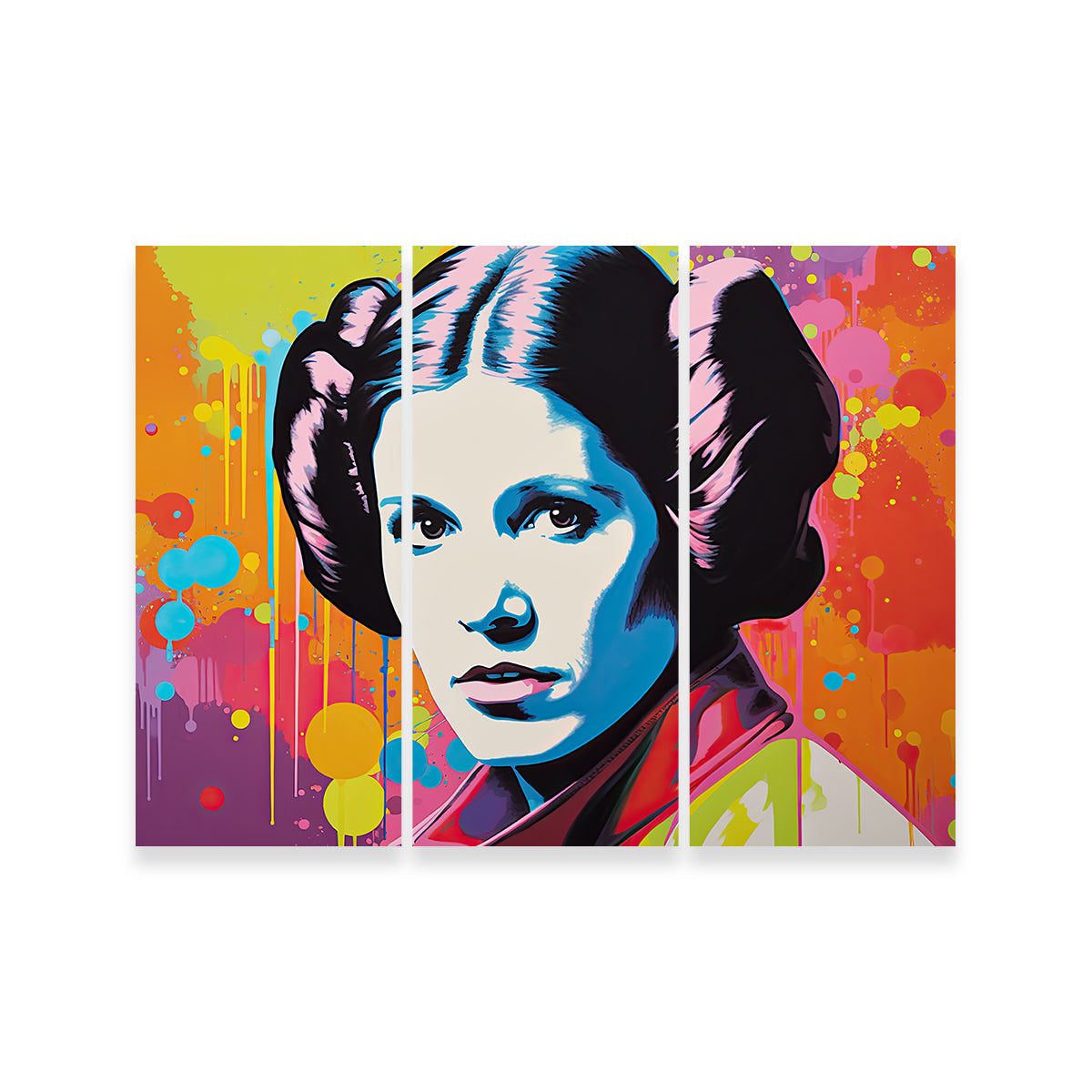 Stunning Princess Leia Wall Art by Ralph & Laura Design