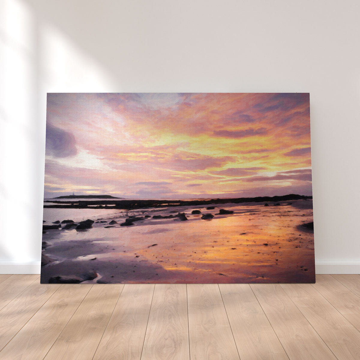 Stunning Soft Golden Sunrise Wall Art by Denise Dundon