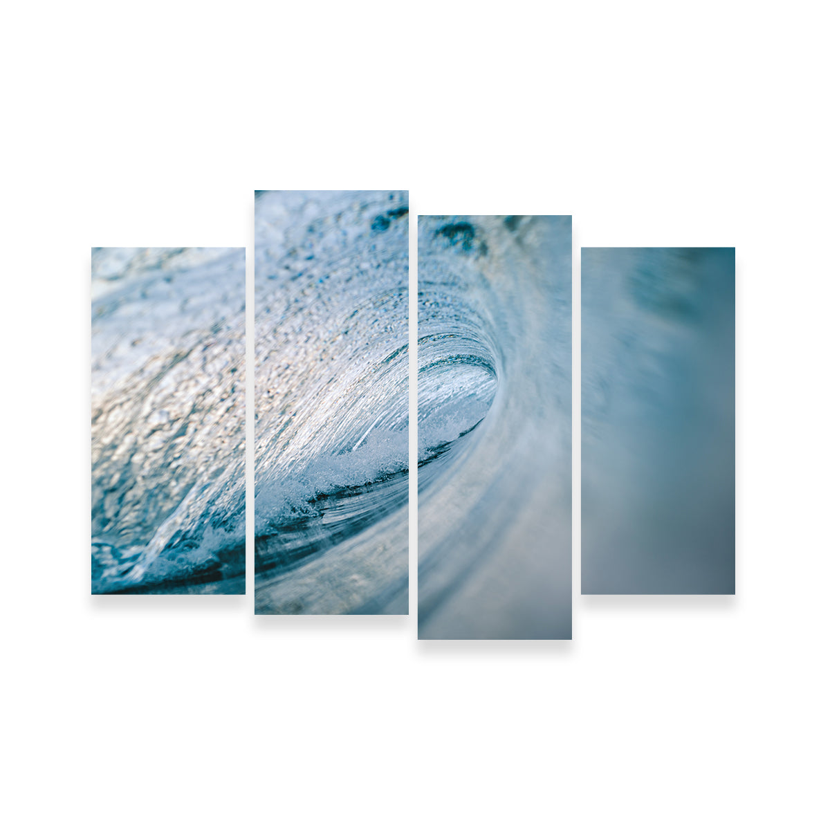 Stunning Blue Ice Wall Art by Lucas Moore