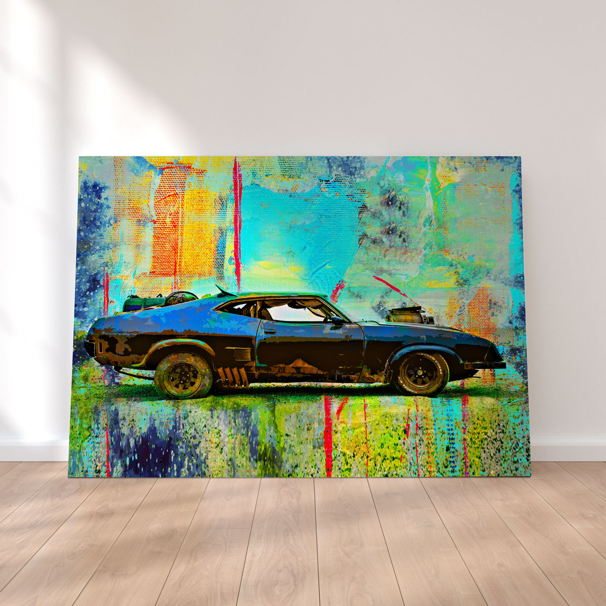 Unique Abstract Interceptor Wall Art for Home Decor