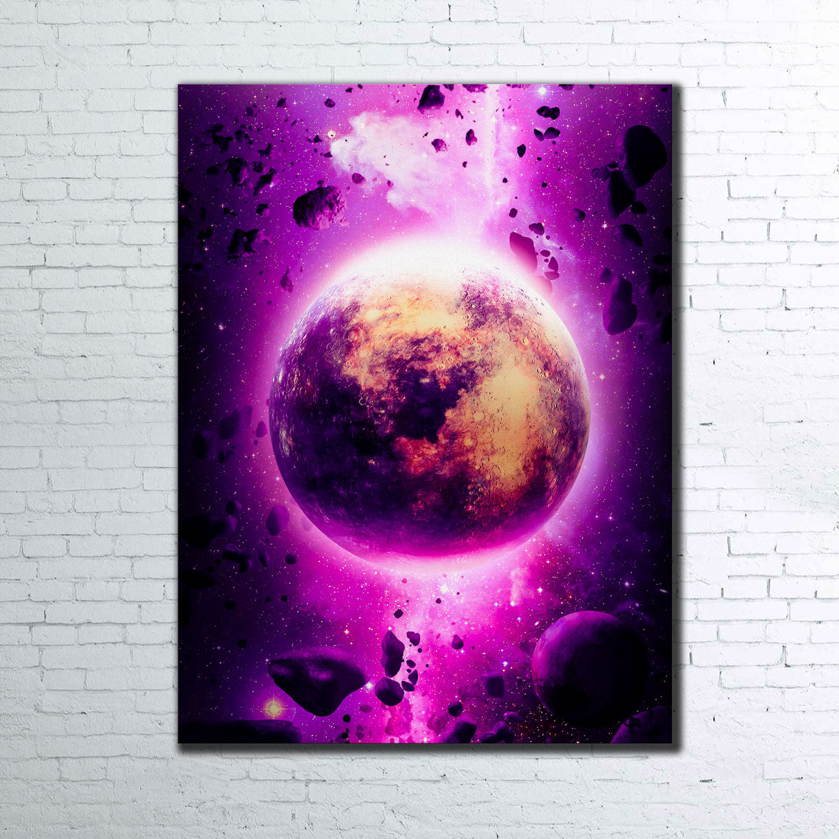 Stunning Purple Planet Wall Art by Manuel Luces