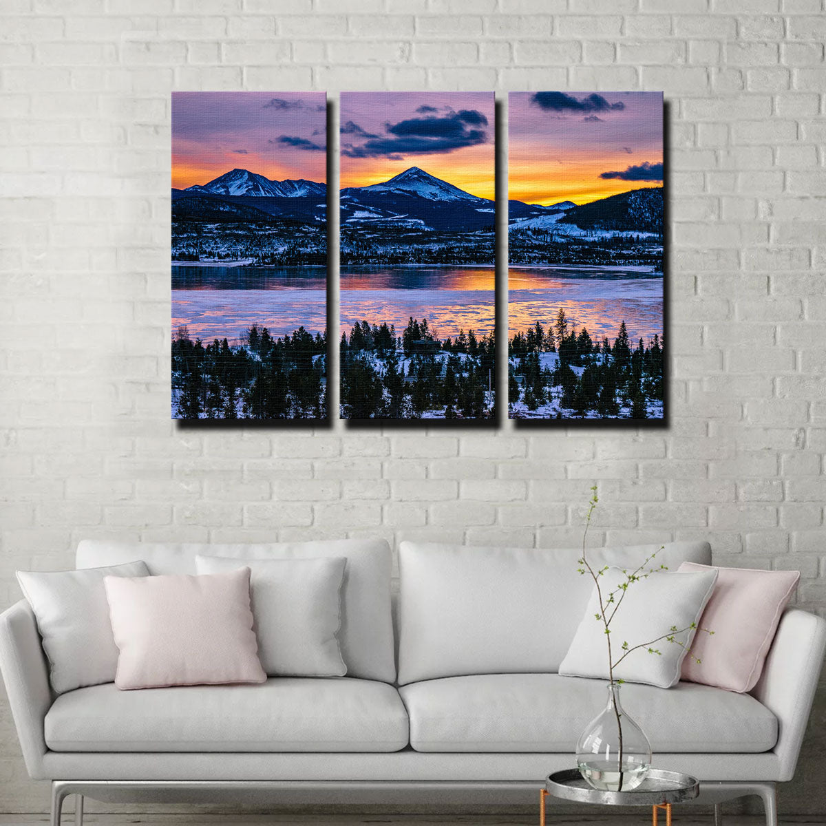 Stunning Frozen Lake Wall Art for Your Home Decor