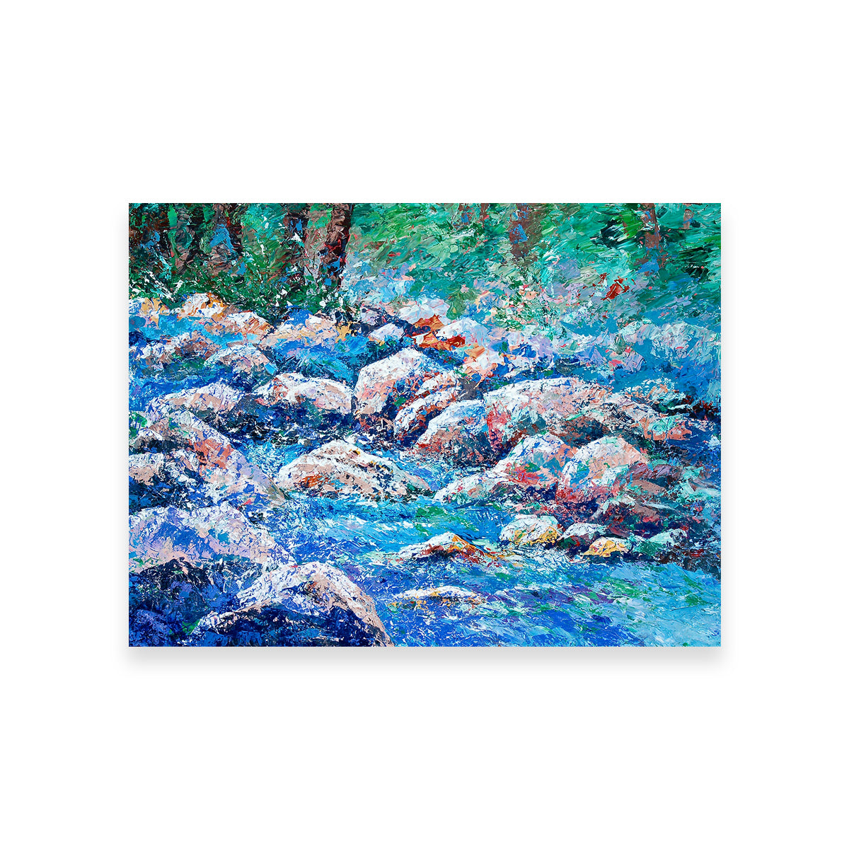 Stunning River Rhapsody Wall Art by Gerry Segismundo