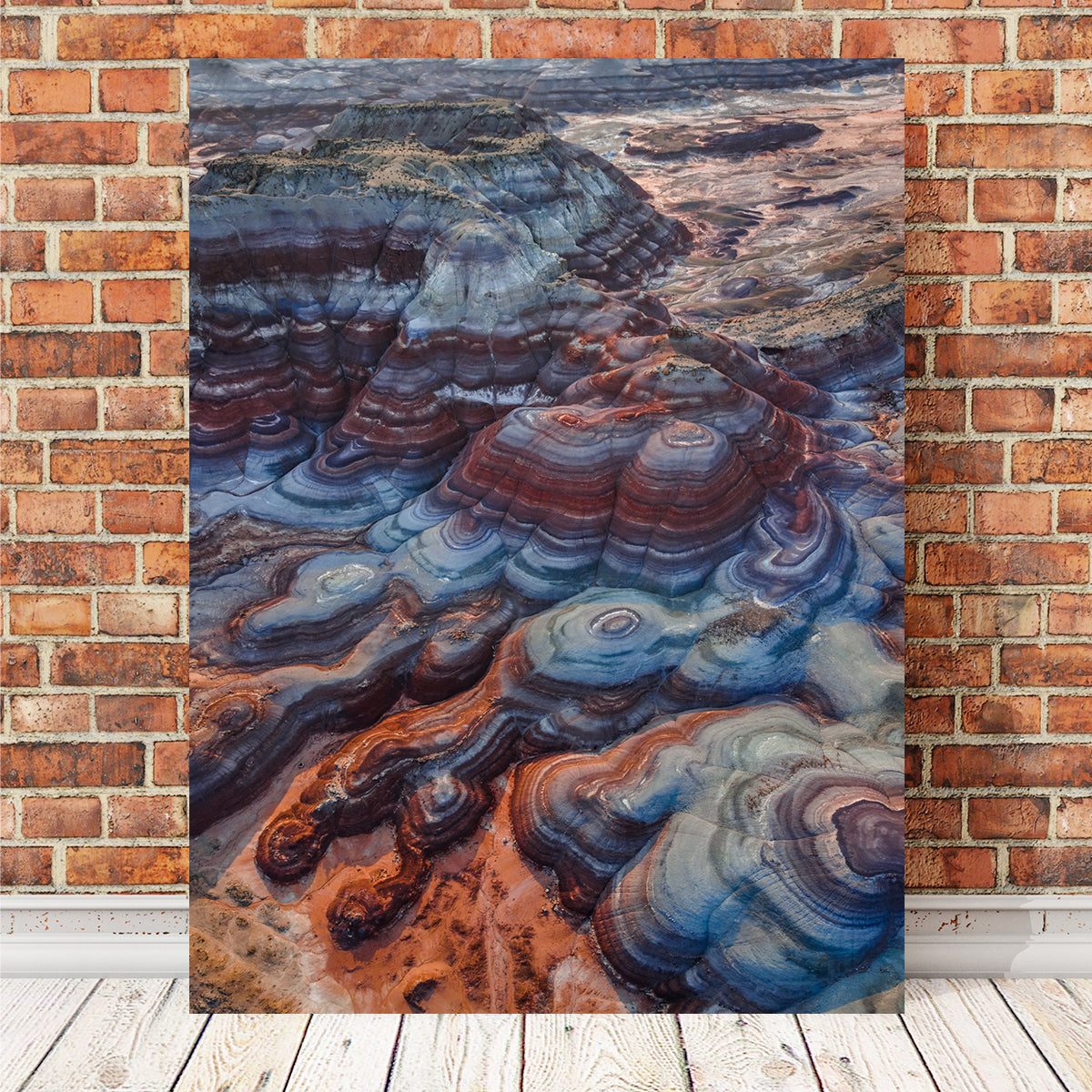 Stunning Rainbow Hills Wall Art by Lucas Moore