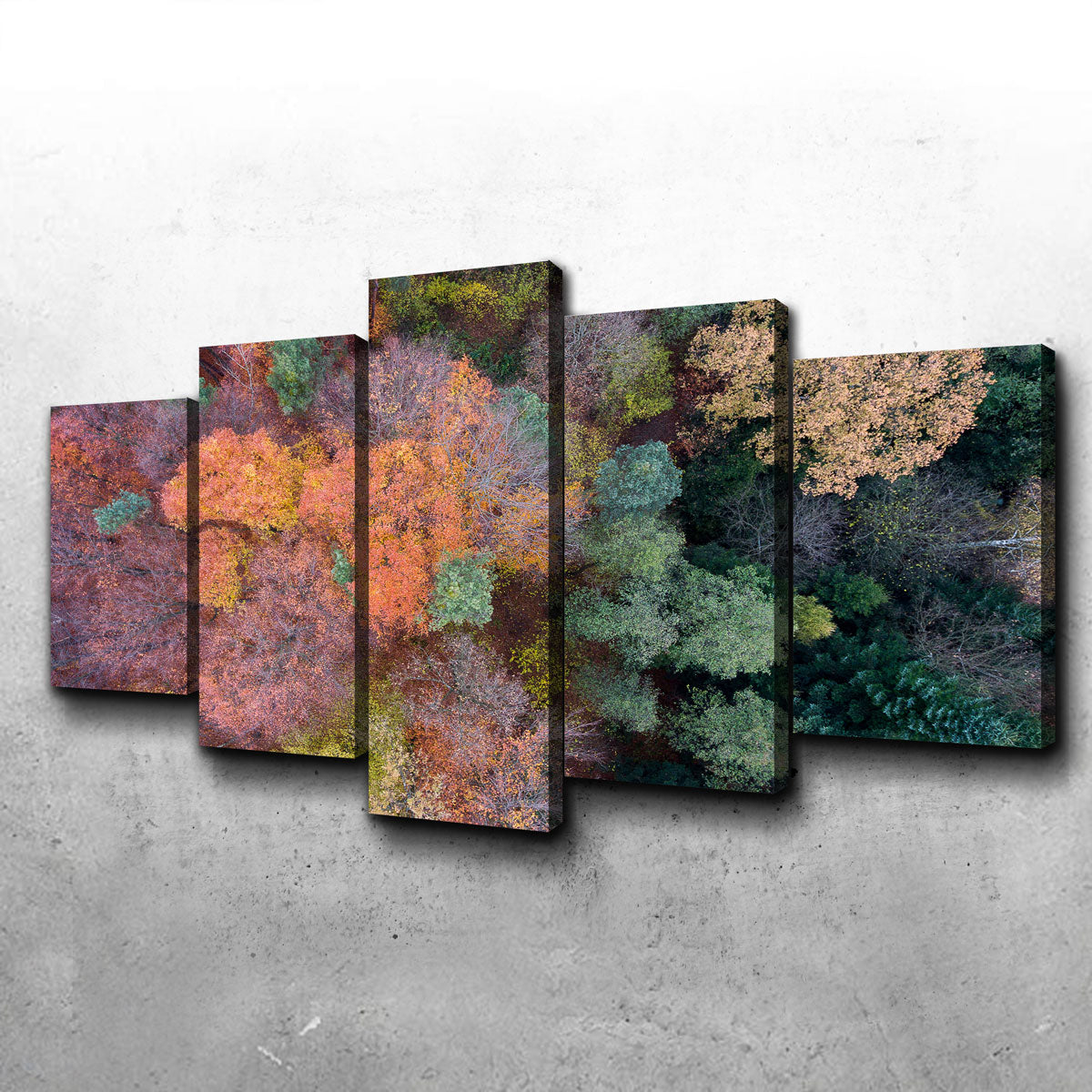 Stunning Orange and Green Wall Art by Karolis Janulis