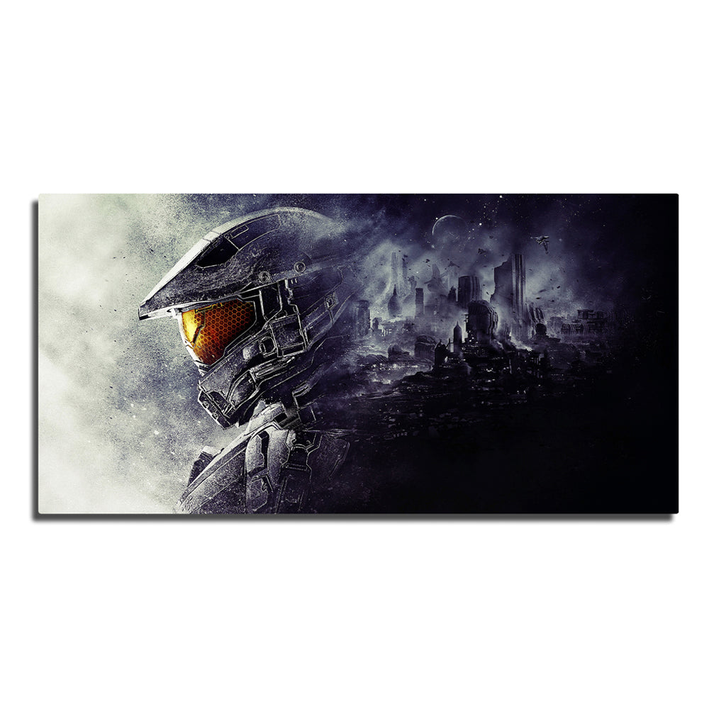 Halo Master Chief Stunning Panoramic Wall Art for Gamers