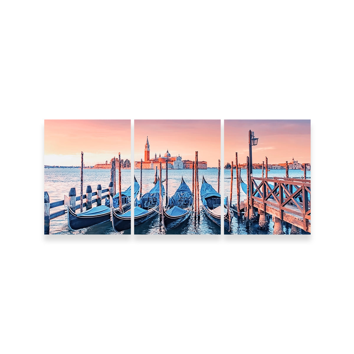 Stunning Gondolas In The Morning Wall Art for Your Home Decor