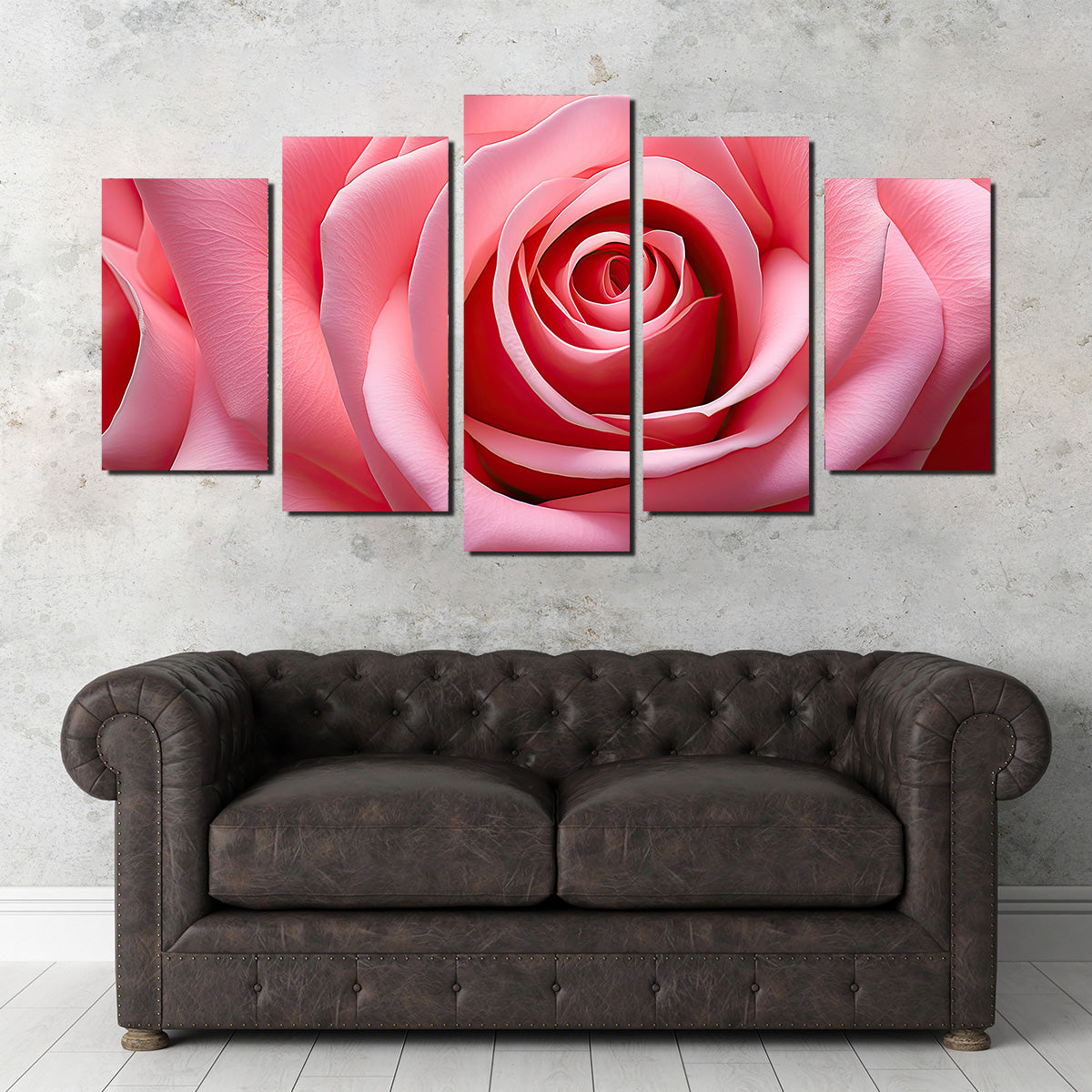 Stunning Light Pink Rose Art Print