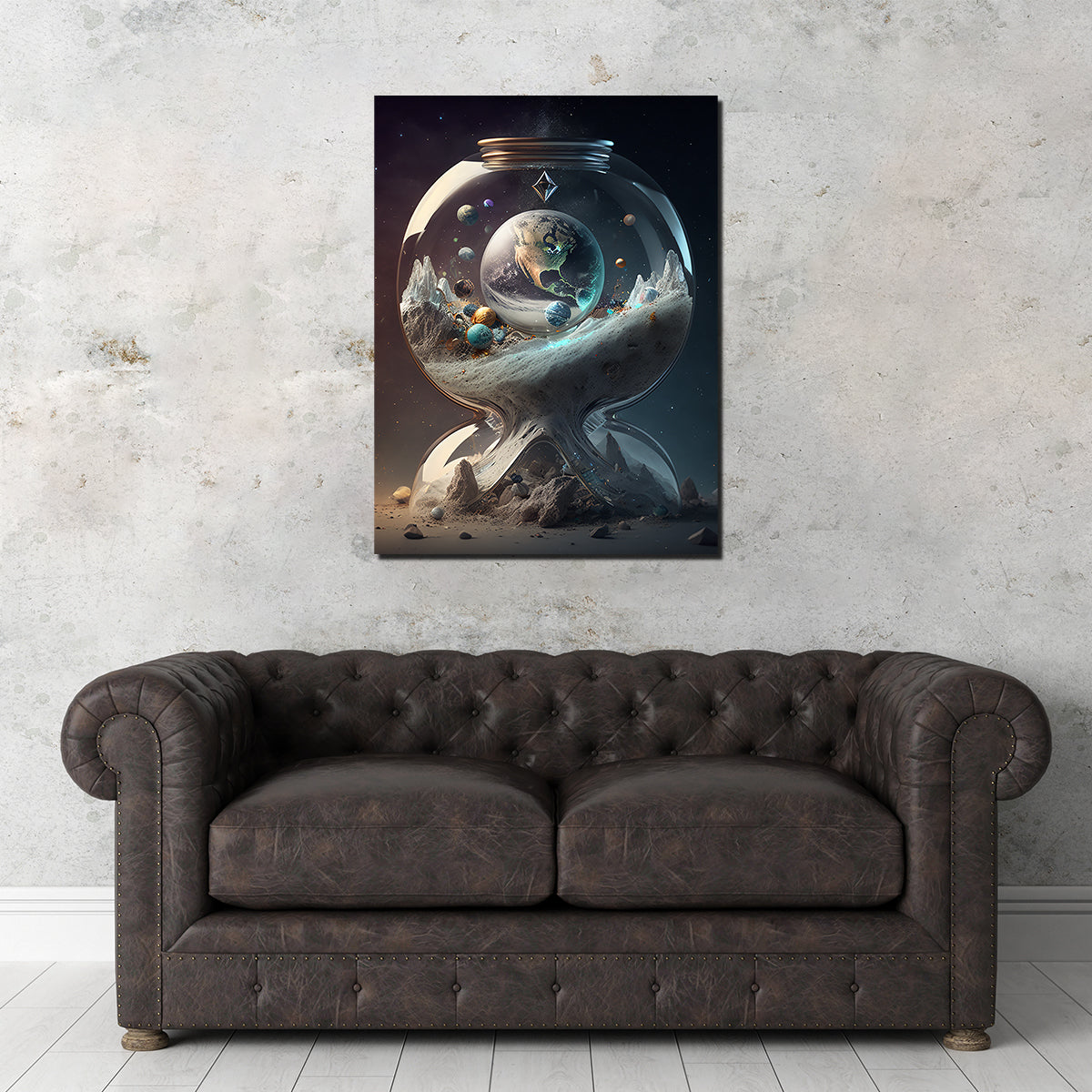 Captivating Wall Art: A Moment in Time with Our Planet by Jennifer Hotai