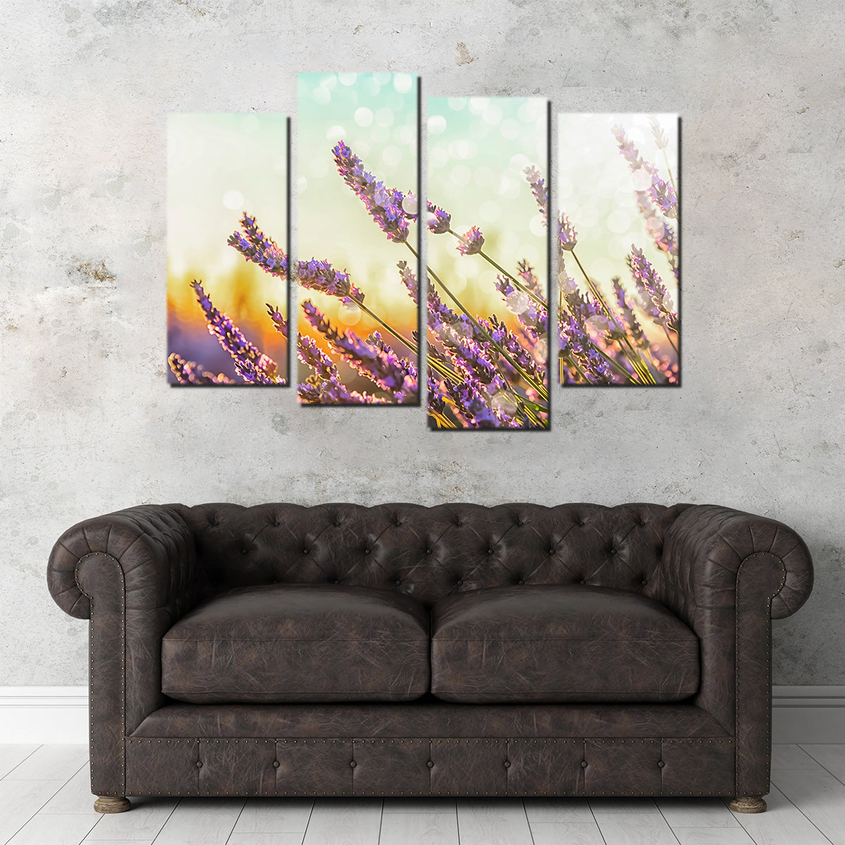 Gorgeous Sparkling Lavender Wall Art by Manjik Pictures