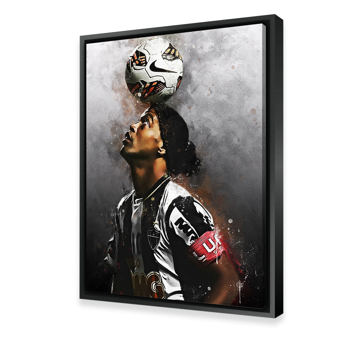 Ronaldinho - Premium Hand - built Canvas Print