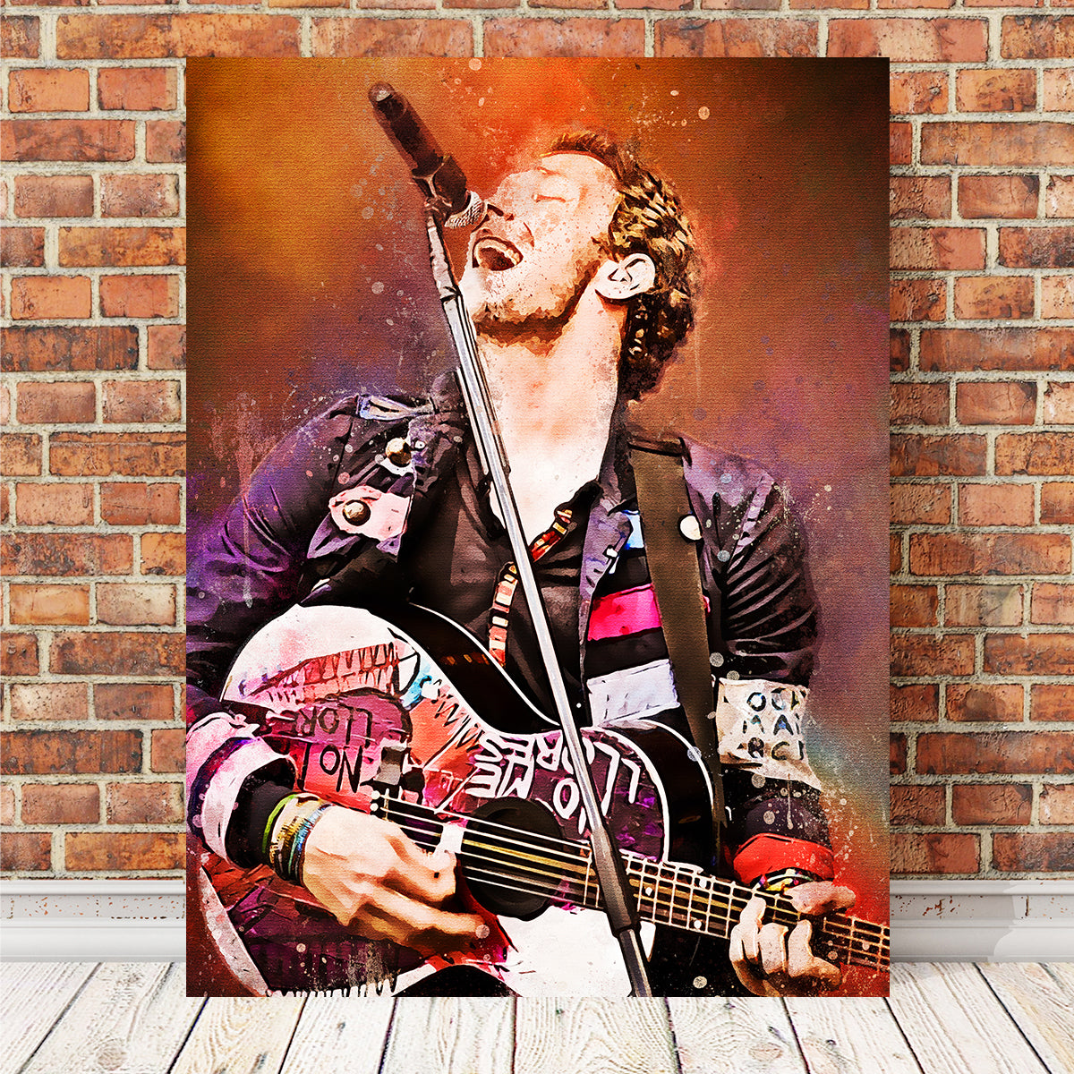 Stunning Chris Martin Painting Wall Art for Home Decor