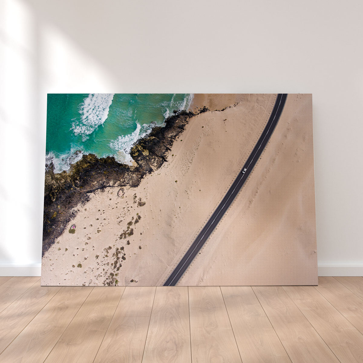 Exquisite Road and Sand Wall Art by Karolis Janulis