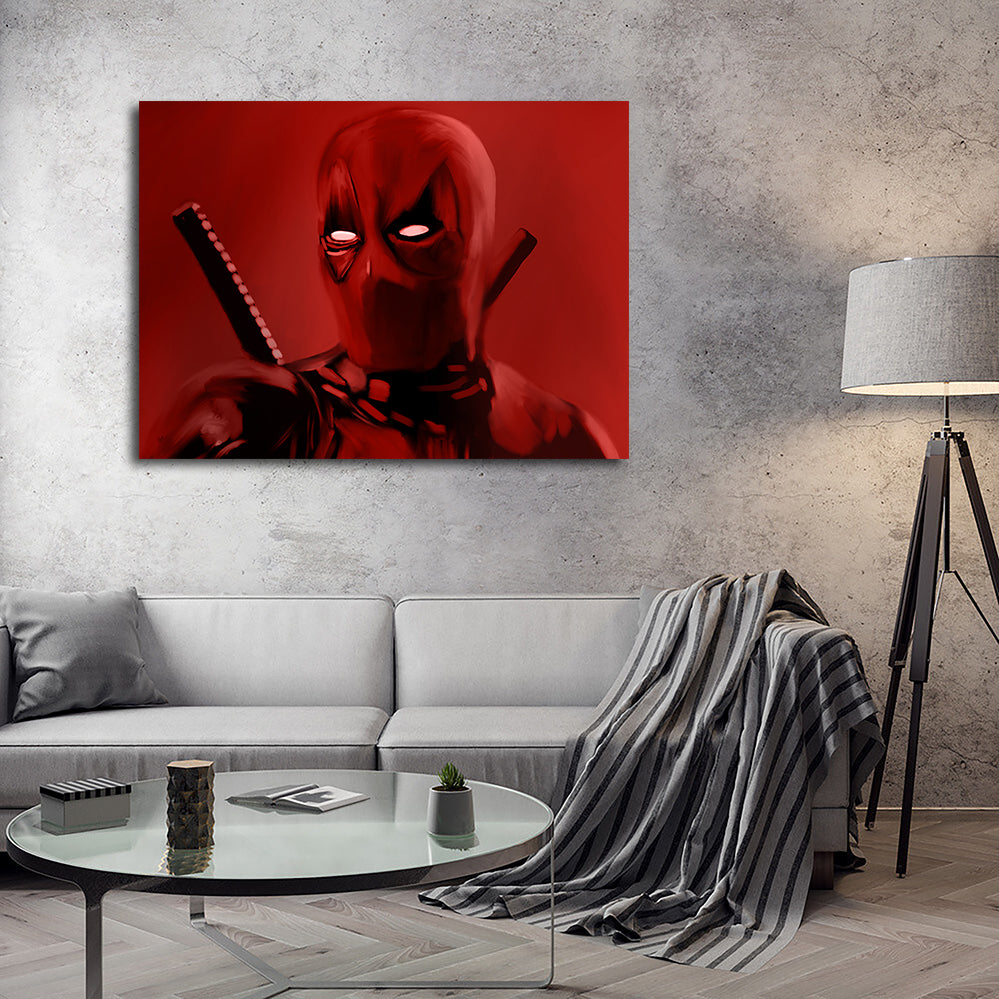 Stunning Dead In Red Wall Art by Andy Brackpool