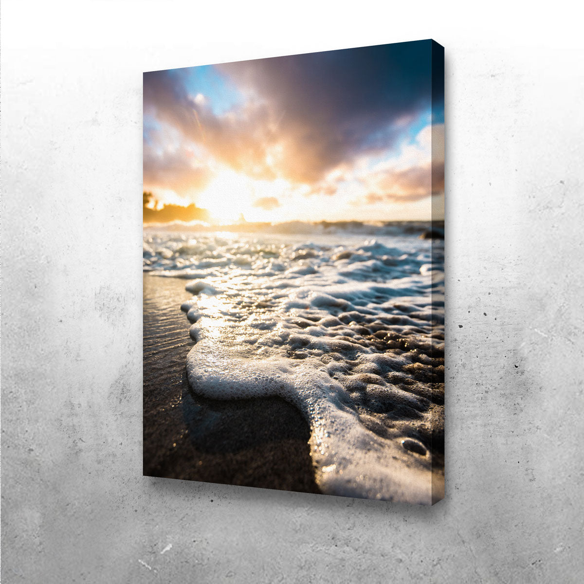 Breathtaking Seafoam Sunrise Wall Art by Lucas Moore