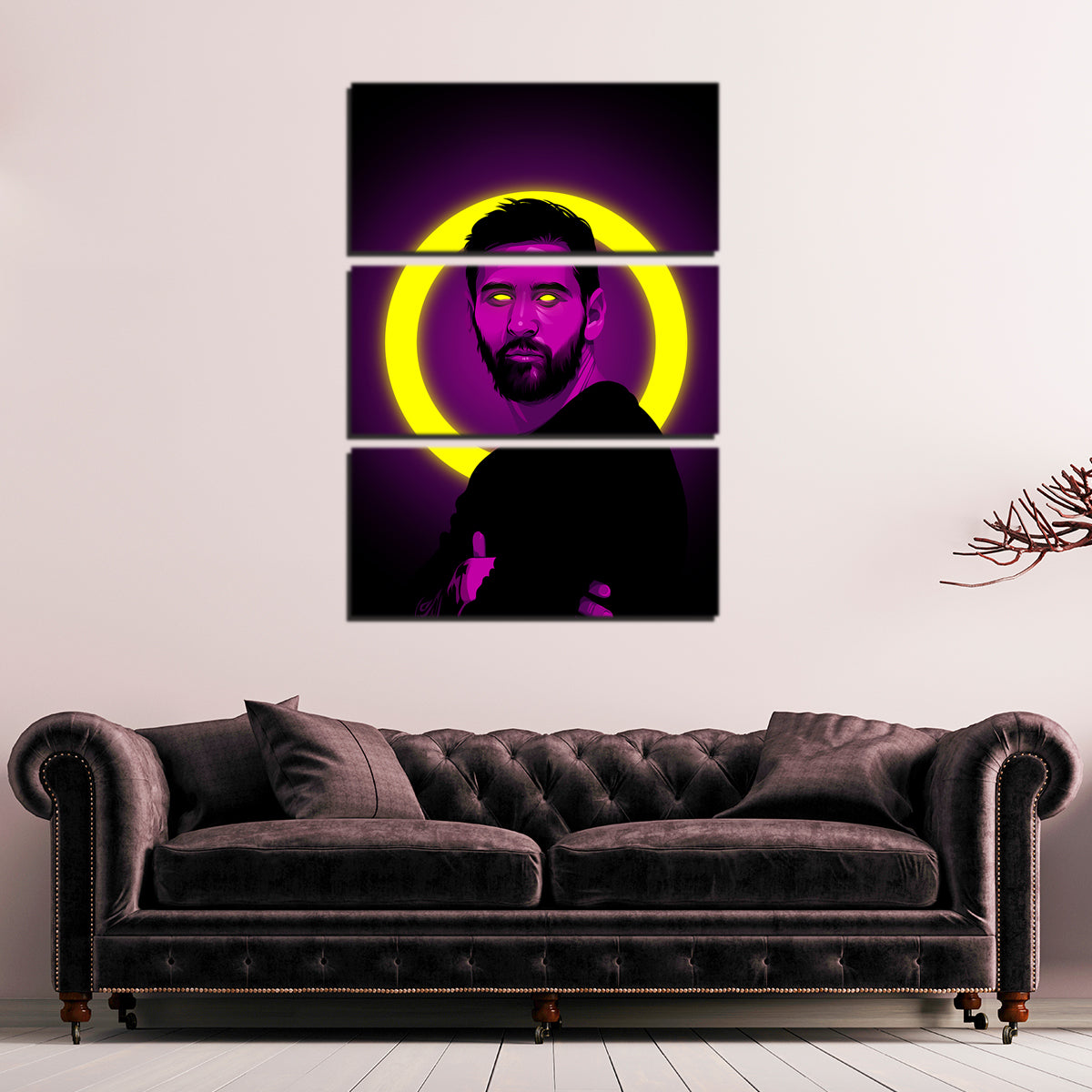 Exclusive Lionel Messi Wall Art by Tovu Yovi