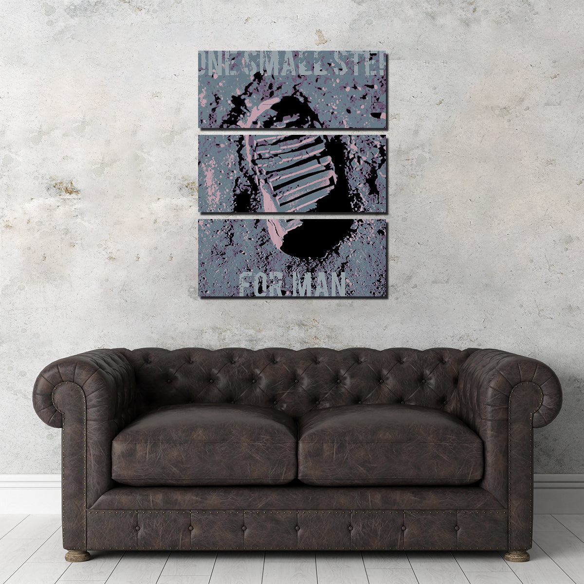 Stunning One Small Step Wall Art by Stephen Chambers