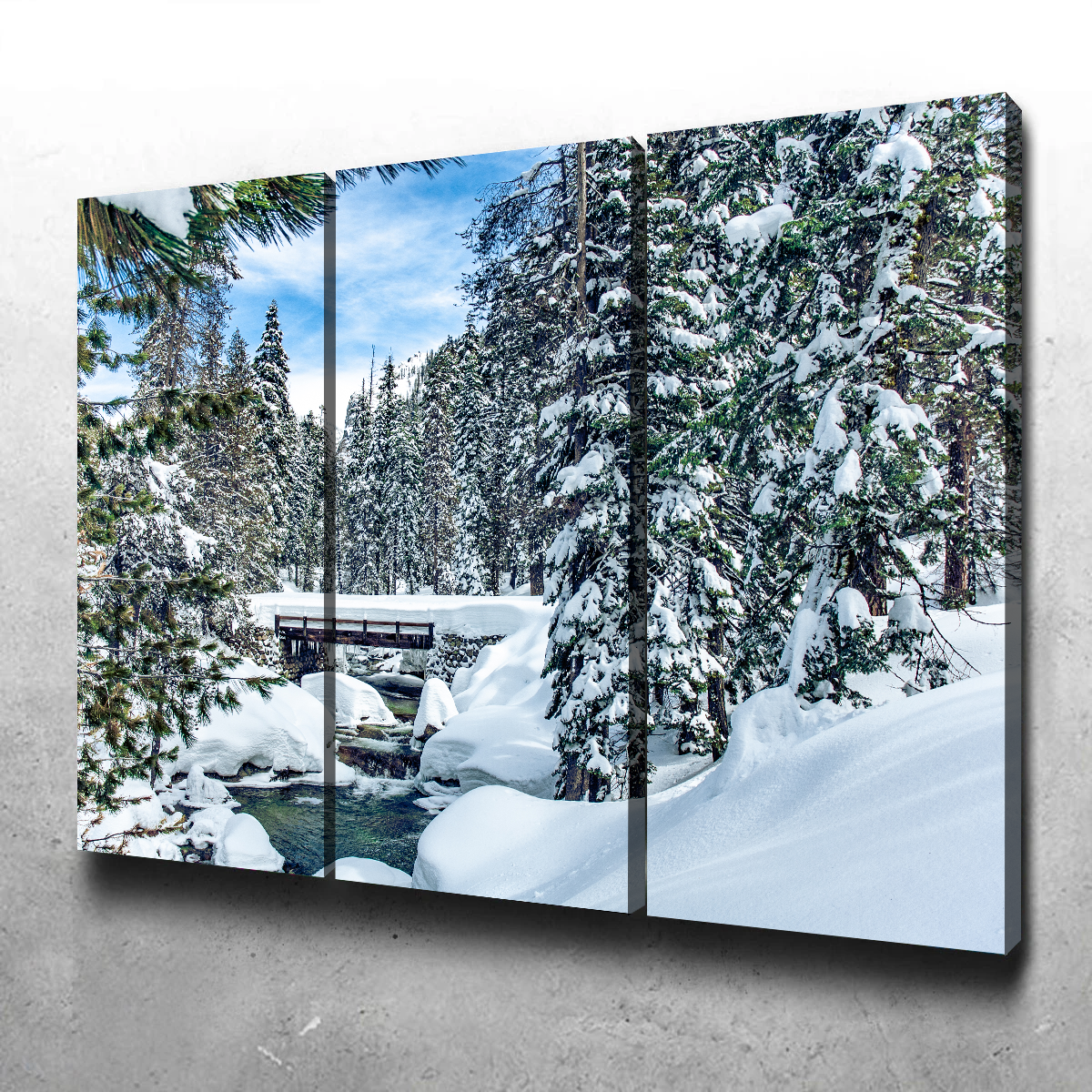 Exquisite Lodgepool Bridge Wall Art by Kyle Sherry