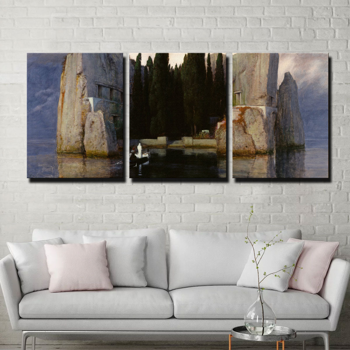Stunning Die Toteninsel Wall Art by Arnold Böcklin