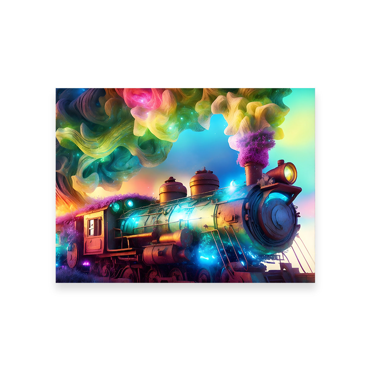 Exquisite Rainbow Railways Art Prints