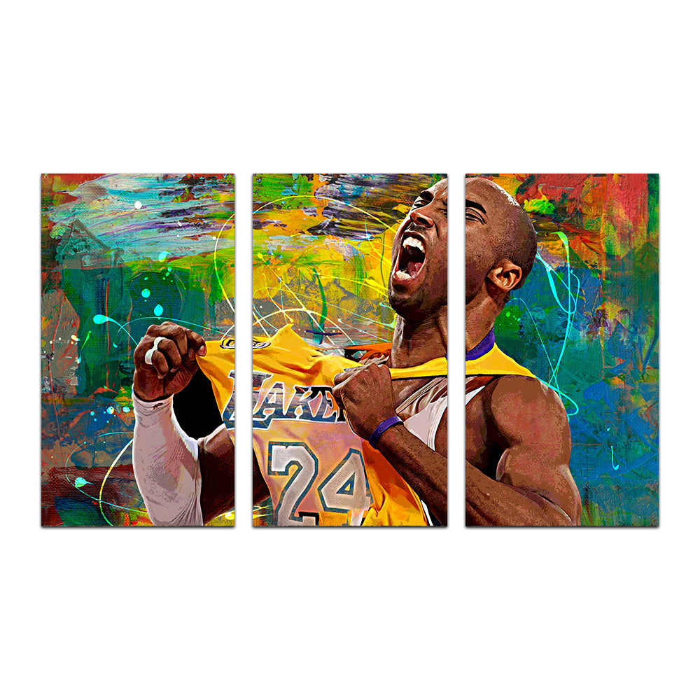 Stunning The Black Mamba Yellow Blend Wall Art for Home Decor