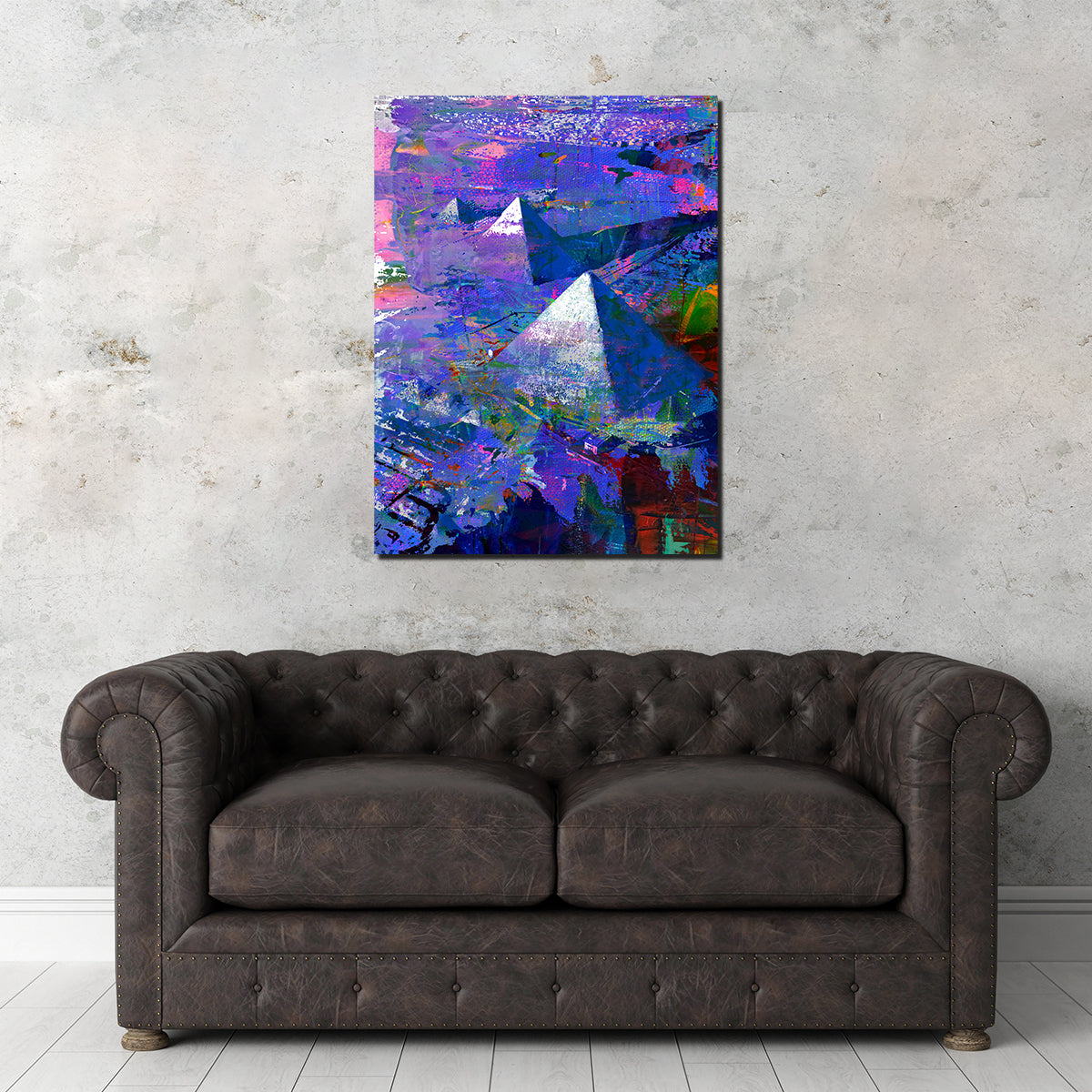 Stunning Pyramids Wall Art by Stephen Chambers