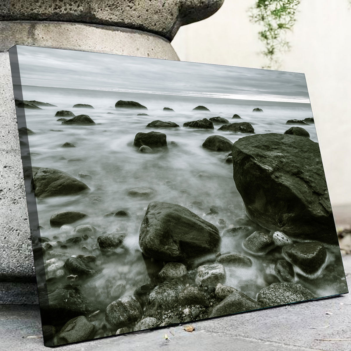 Stunning Overcast Montauk Wall Art by Dennis Maida