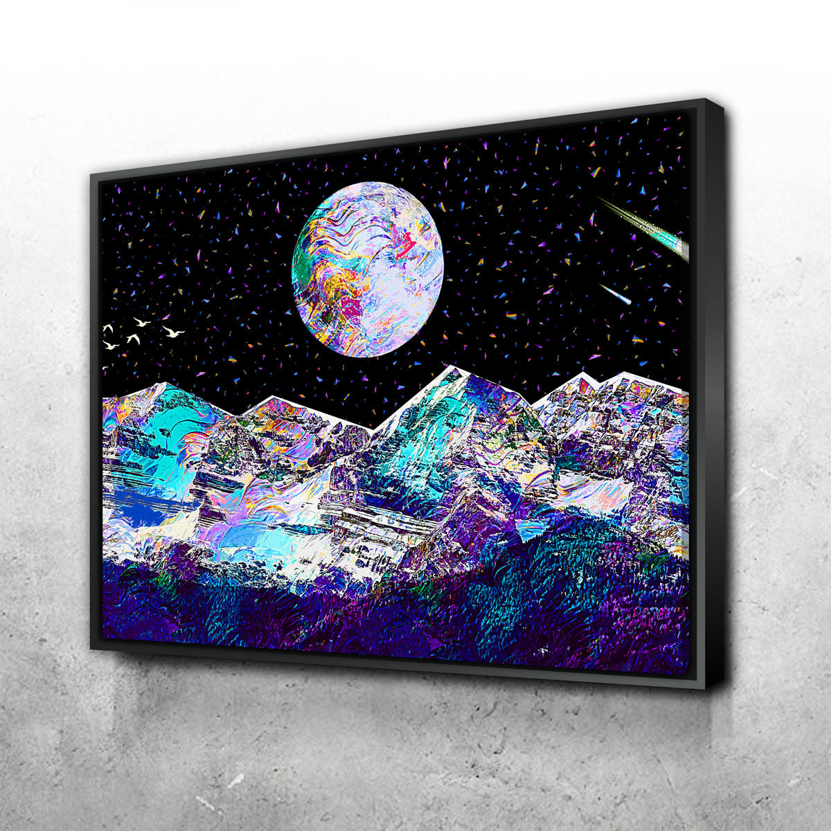 Stunning Abstract Moon Wall Art by Gab Fernando