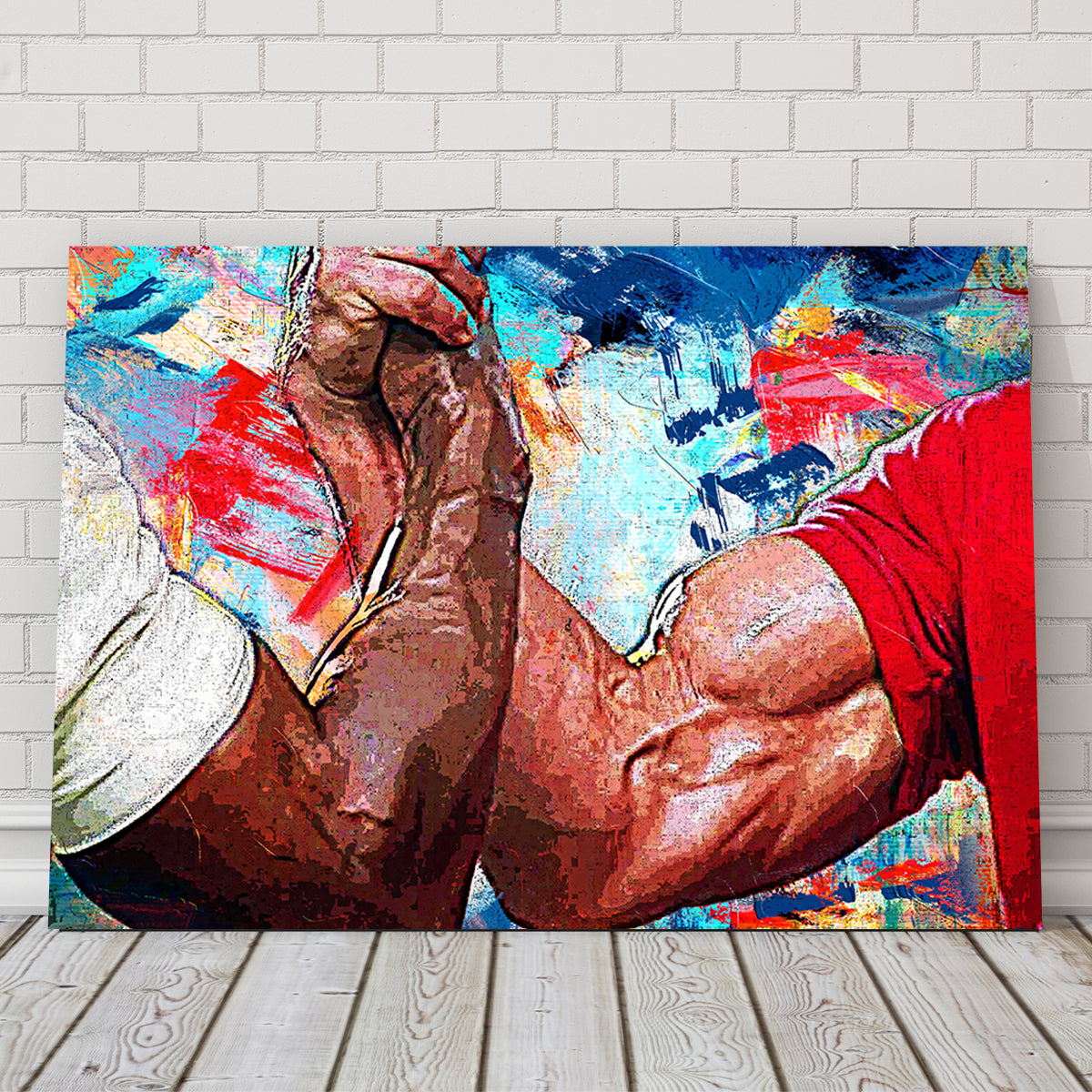 Stunning Dutch & Dillon Handshake Wall Art for Home Decor