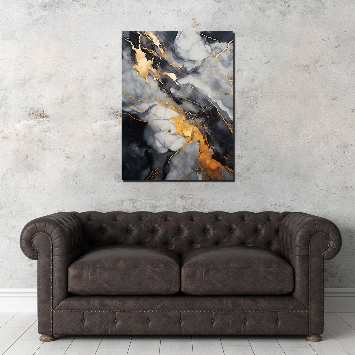 Abstract White Gold Waves Wall Art - 8 Stunning Pieces for Your Home