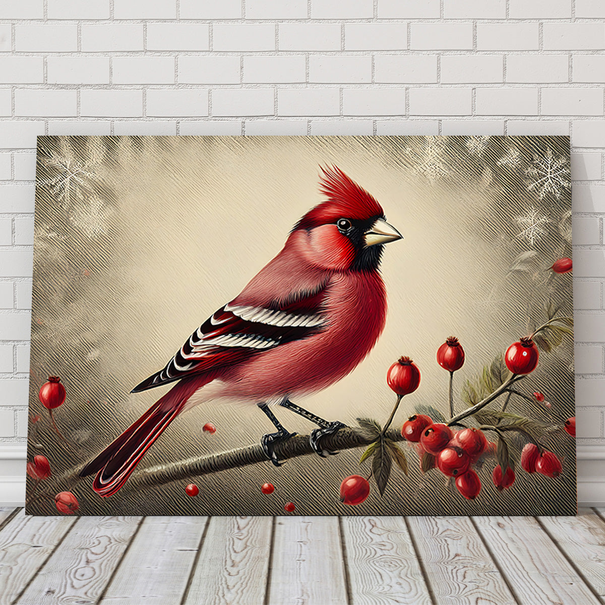 Exquisite Classic Northern Cardinal Wall Art for Home Decor