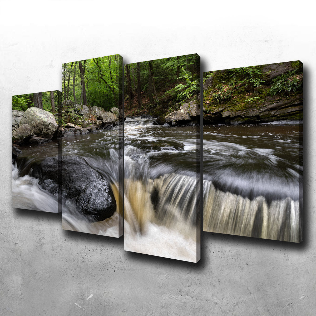 Stunning Summer Black River Wall Art for Home Decor