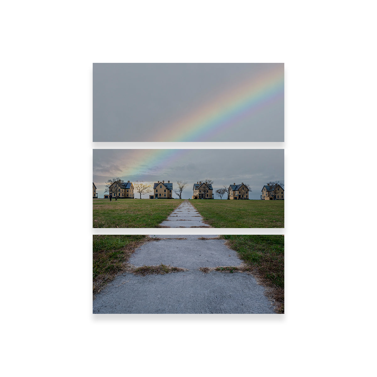Fort Hancock Stunning Rainbow Composite Wall Art by Dennis Maida