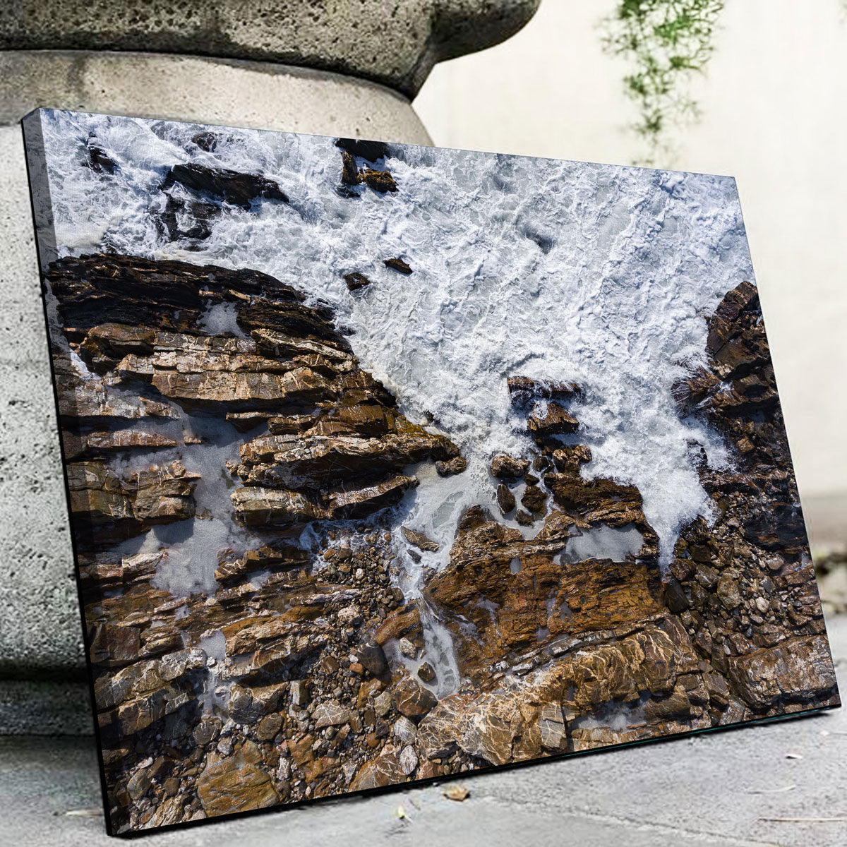 Exquisite Rock and Sea Wall Art by Karolis Janulis