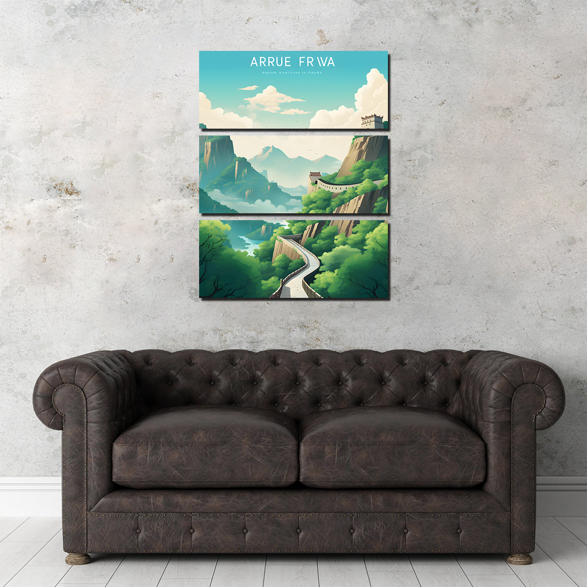 Exquisite The Great Wall of China Wall Art by Valth Graphics
