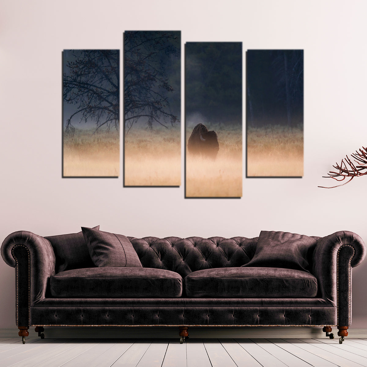 Enchanting Foggy Morning Wall Art by Lucas Moore