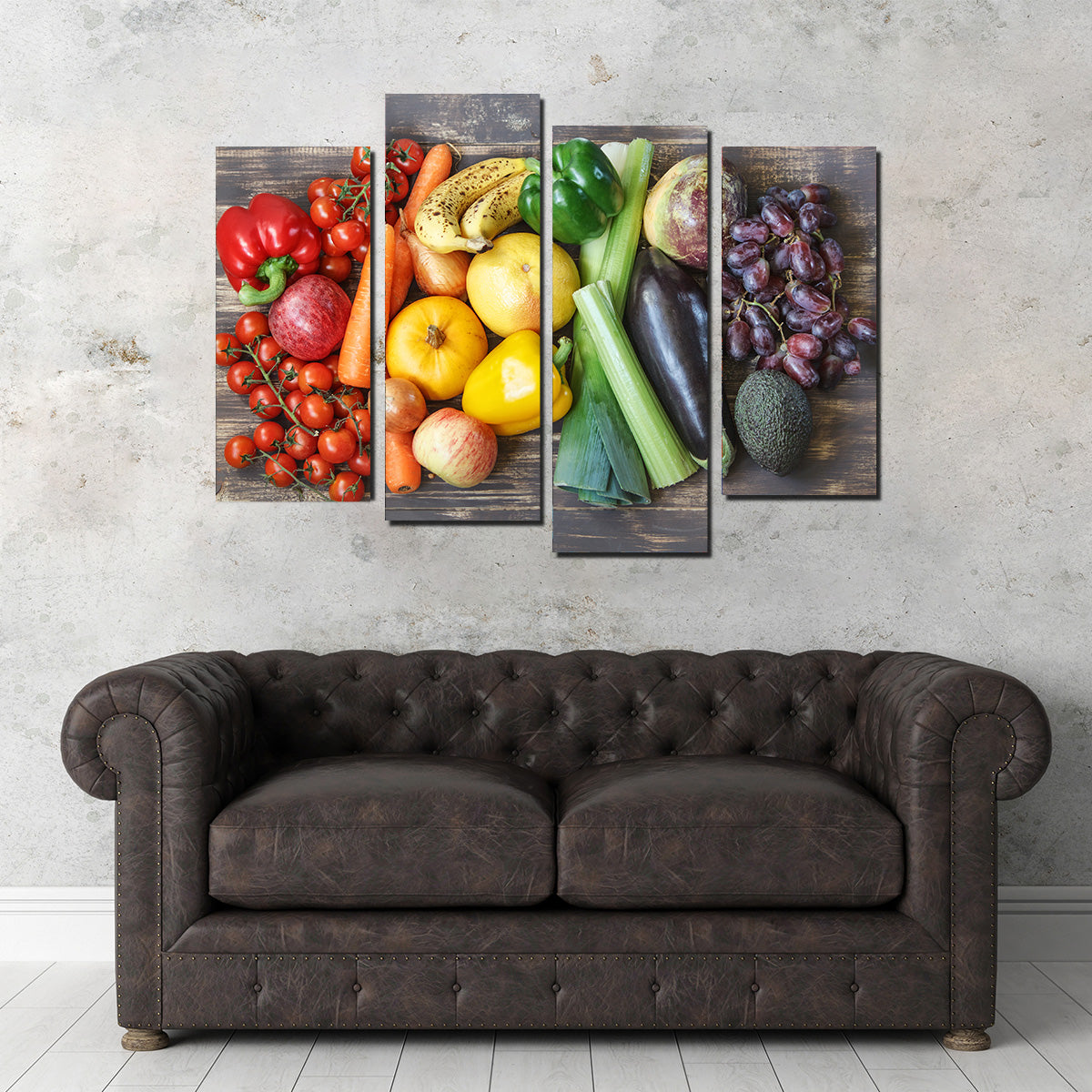 Exquisite Fruits & Vegetables Wall Art for Home Decor