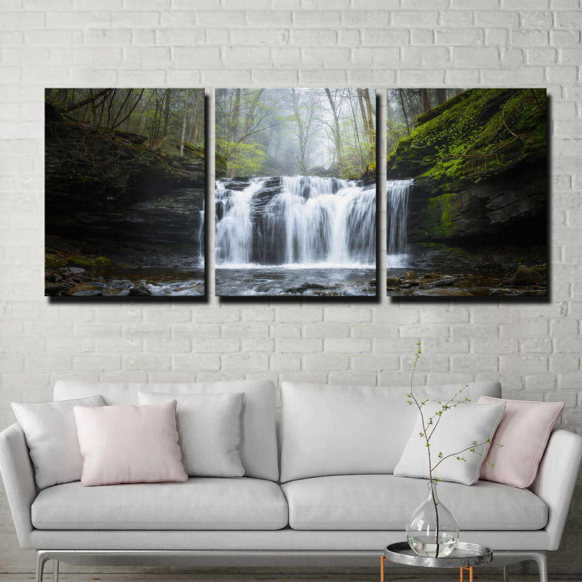 Exquisite Green Serenity Wall Art by Dennis Maida