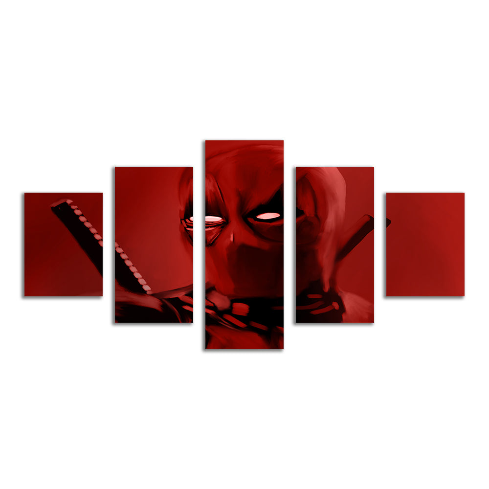 Stunning Dead In Red Wall Art by Andy Brackpool