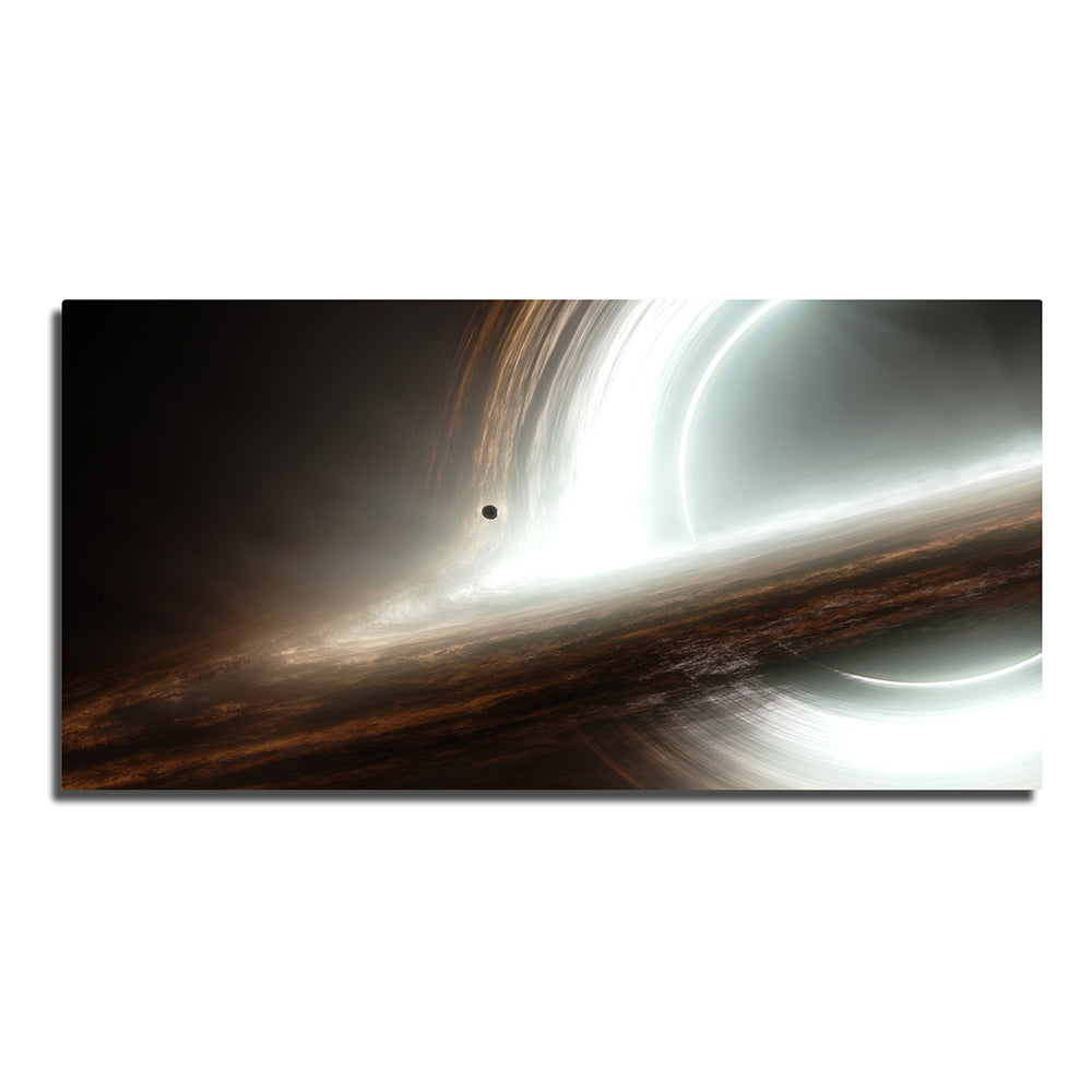 Stunning Interstellar Gargantua Panoramic Wall Art for Cosmic Decor