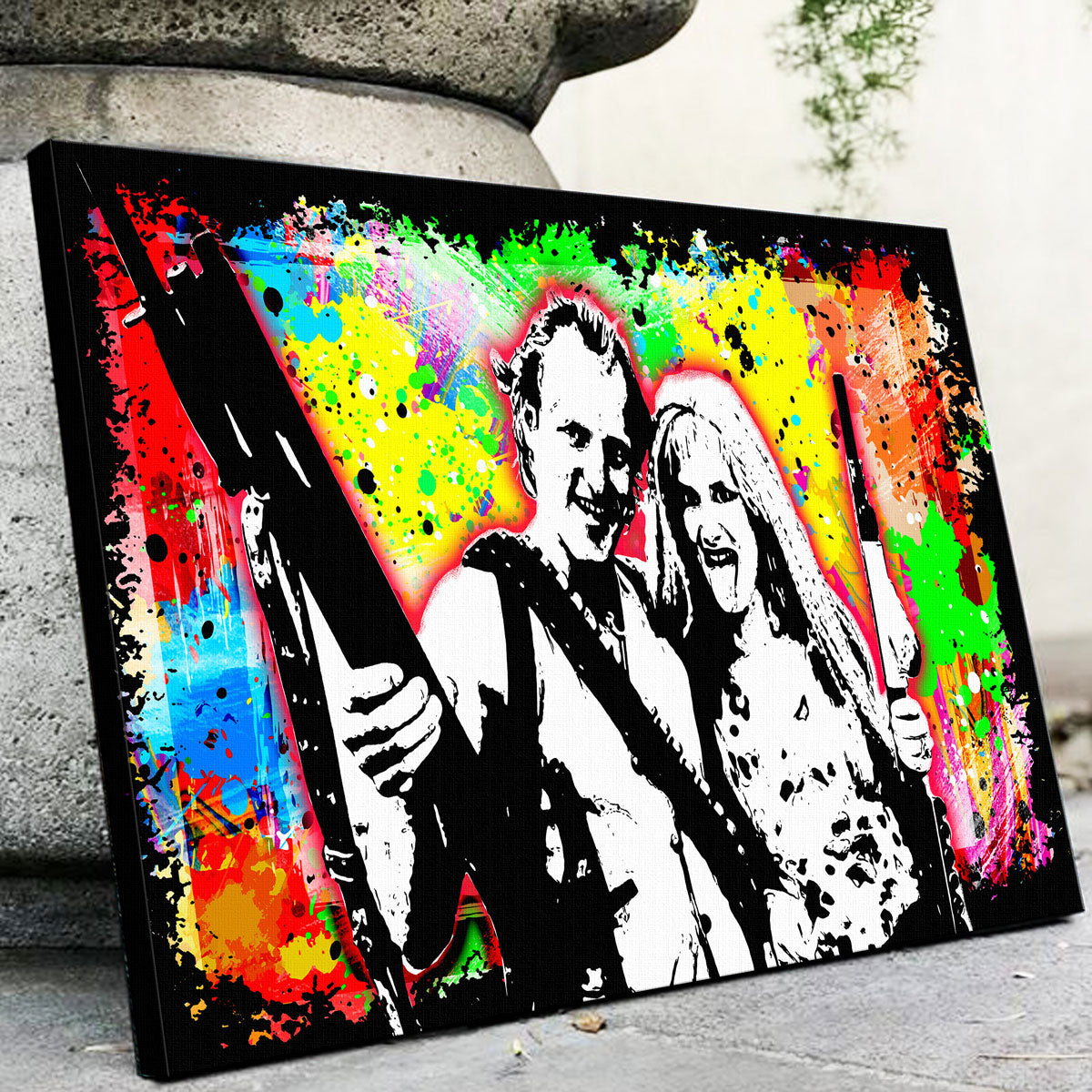 Unique Abstract Natural Born Killers Wall Art for Stunning Home Decor