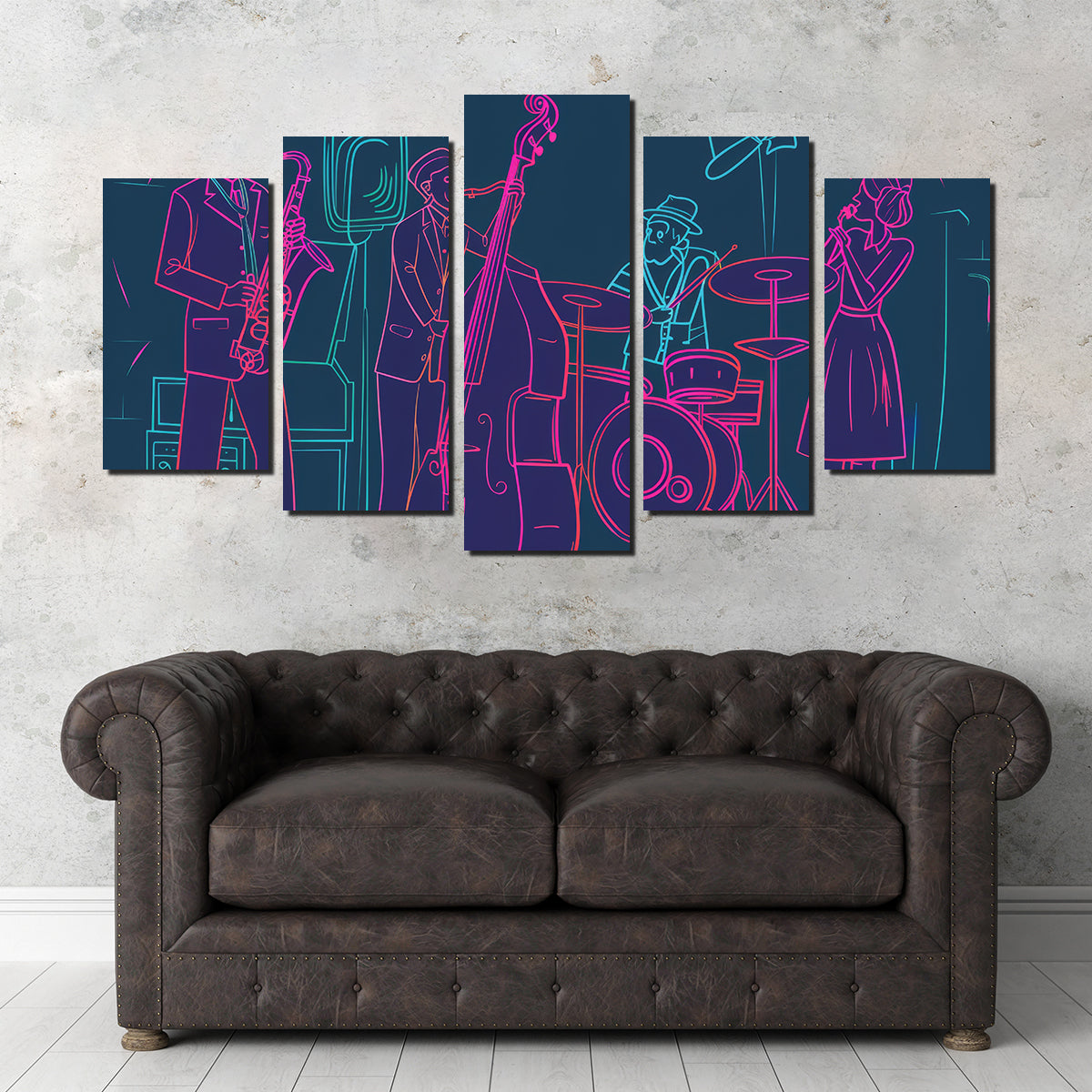 Stunning Jazz Band Vibe Wall Art for Your Home Decor