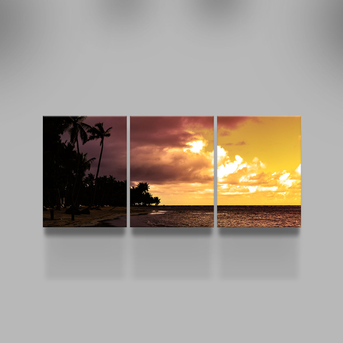 Stunning Dominican Sunset 1 Wall Art by George Sorin