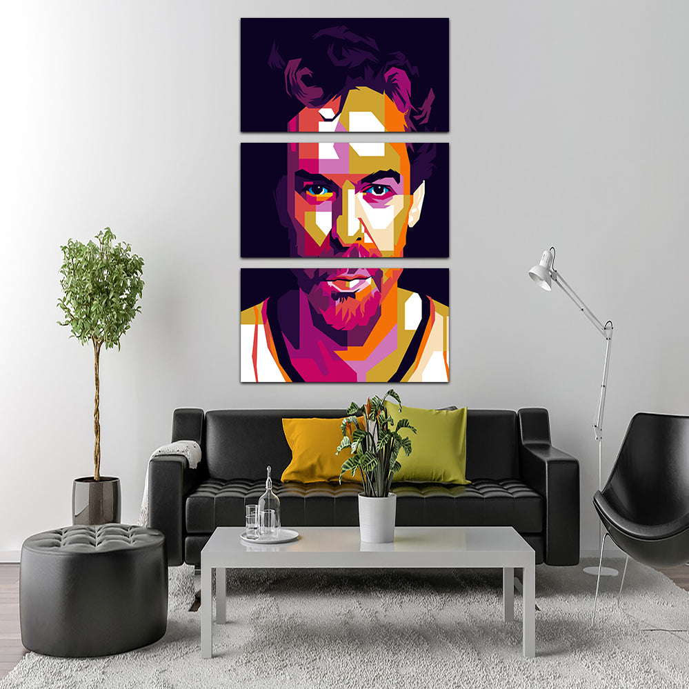 Stunning Pau Gasol Wall Art by Tovu Yovi
