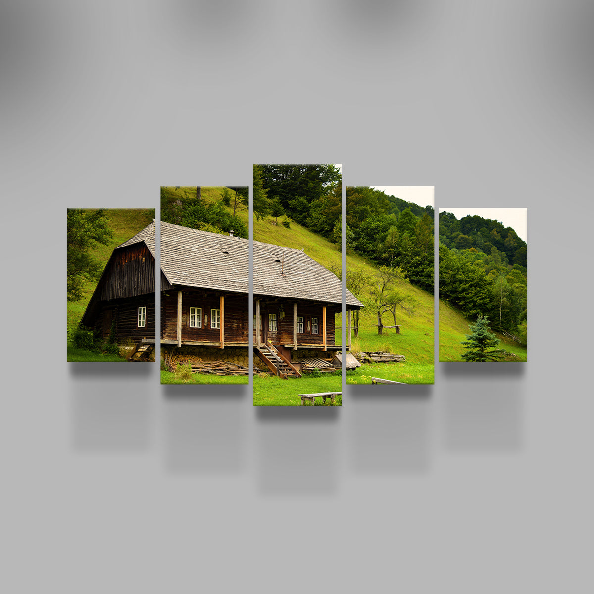 Exquisite Romanian Cabin Wall Art by George Sorin