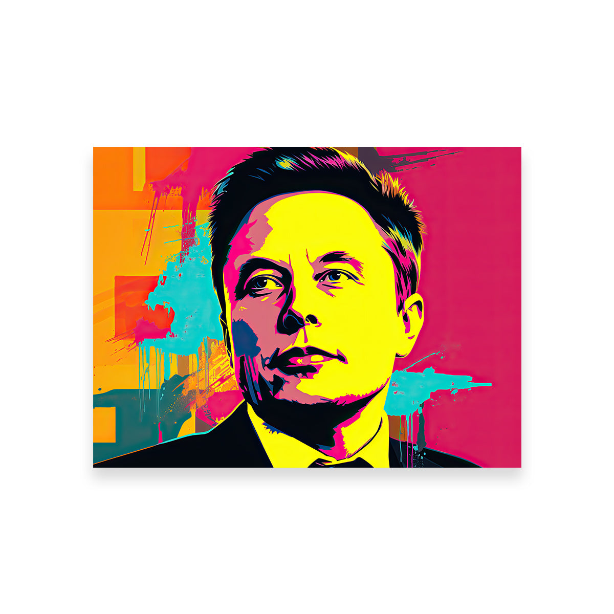 Unique Elon - Warhol Inspired Wall Art by Ralph & Laura Design