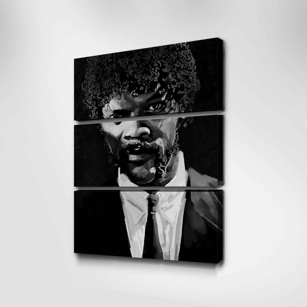 Stunning Grayscale Jules Winnfield Wall Art by Andy Brackpool