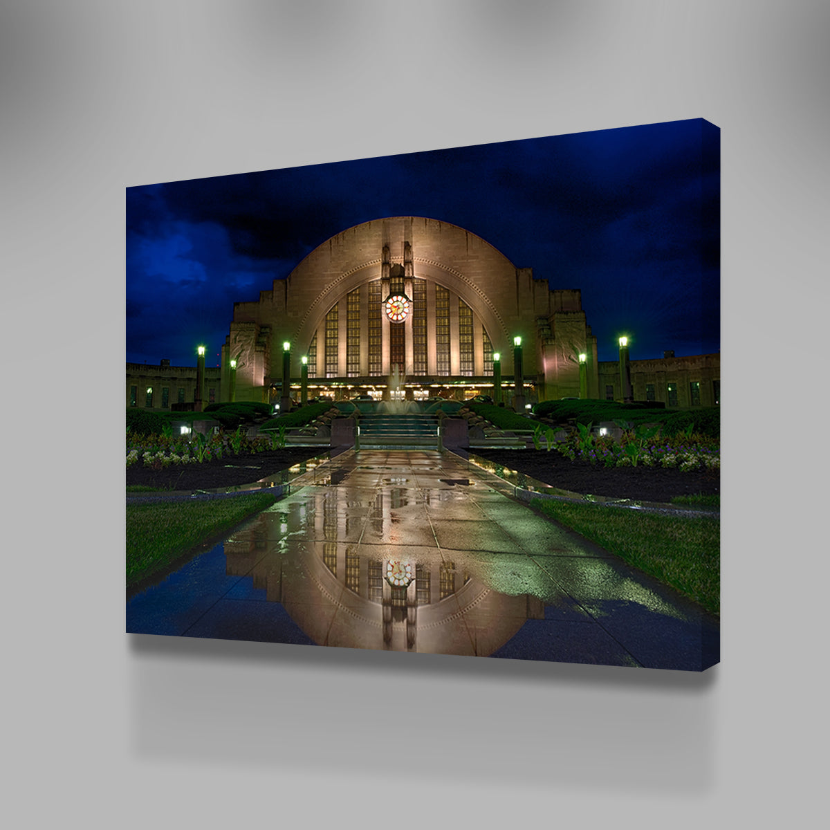 Stunning Cincinnati Union Terminal Reflection Wall Art for Home Decor